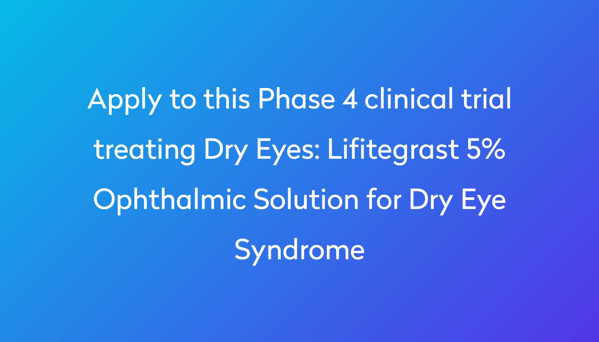 How Long Does It Take For Dry Eye Symptoms To Go Away